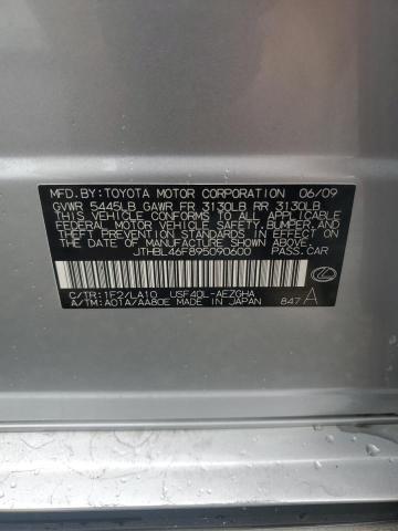 Aukcja sprzedaży 2009 Lexus Ls, vin: JTHBL46F895090600, numer aukcji: 63291236