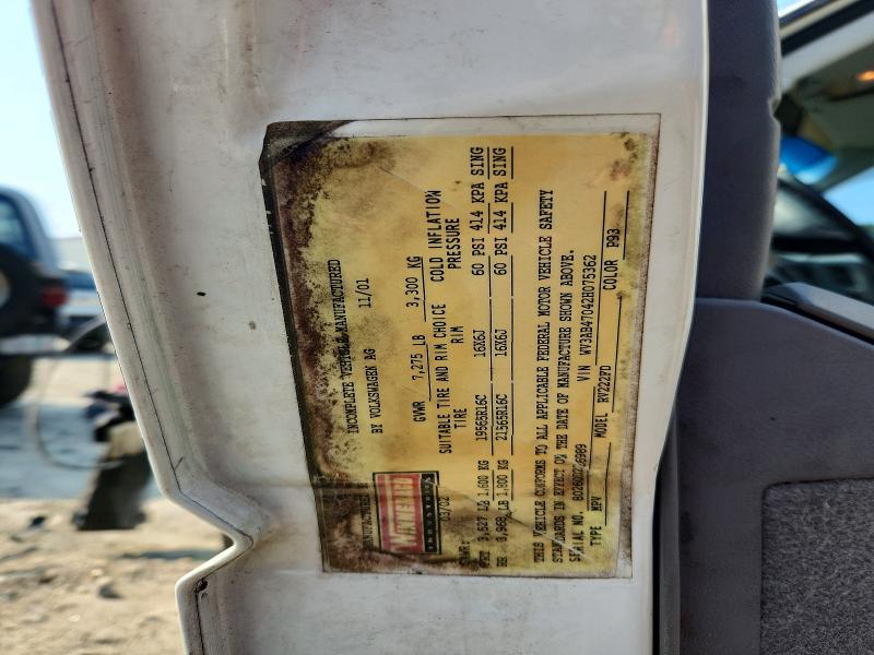 Продаж на аукціоні авто 2002 Volkswagen Eurovan, vin: WV3AB47042H075362, номер лоту: 64022626