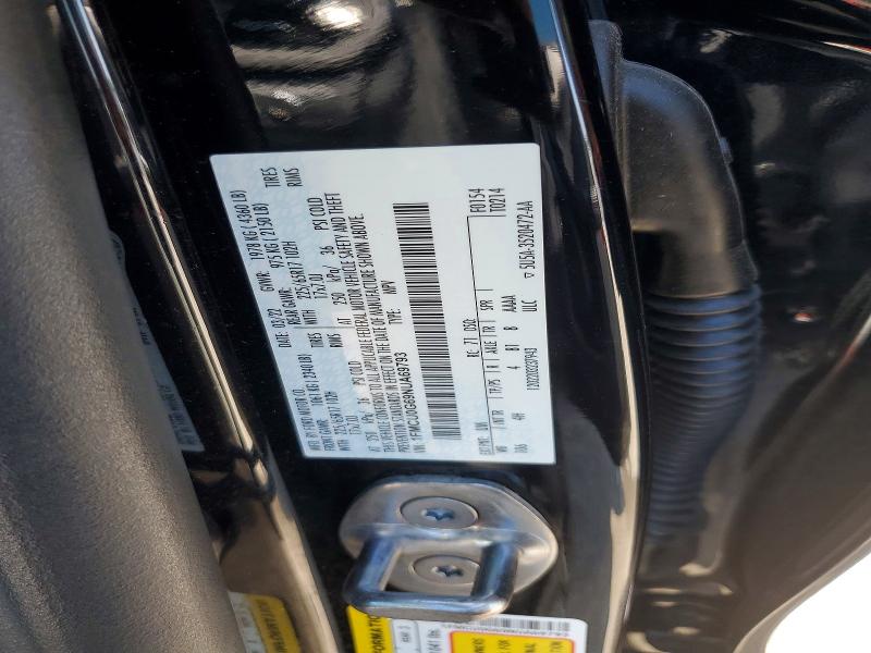 64475966 :رقم المزاد ، 1FMCU0G69NUA69793 vin ، 2022 Ford Escape مزاد بيع