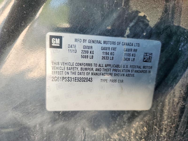 63561776 :رقم المزاد ، 2G61P5S31E9202043 vin ، 2014 Cadillac Xts مزاد بيع