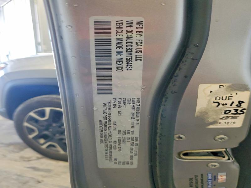 Продажа на аукционе авто 2021 Jeep Compass, vin: 3C4NJDDB3MT564434, номер лота: 66611146