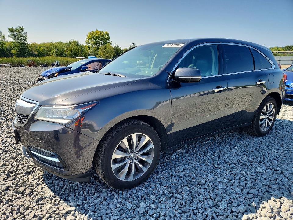 2015 Acura Mdx მანქანა იყიდება აუქციონზე, vin: 5FRYD4H6XFB009904, აუქციონის ნომერი: 65517986