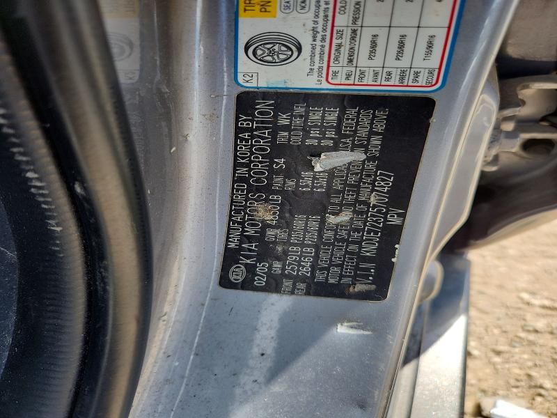 Aukcja sprzedaży 2005 Kia Sportage, vin: KNDJE723757074827, numer aukcji: 66780006