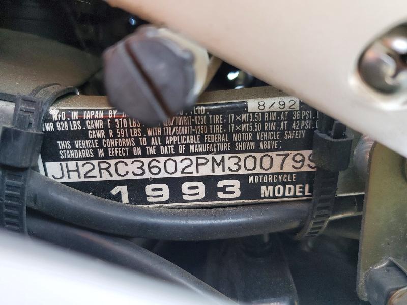 Продаж на аукціоні авто 1993 Honda Vf750, vin: JH2RC3602PM300799, номер лоту: 63646976