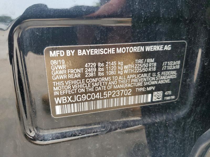 Aukcja sprzedaży 2020 Bmw X1, vin: WBXJG9C04L5P23702, numer aukcji: 64027766
