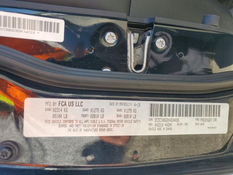 Aukcja sprzedaży 2019 Chrysler 300, vin: 2C3CCABG2KH634028, numer aukcji: 66587566