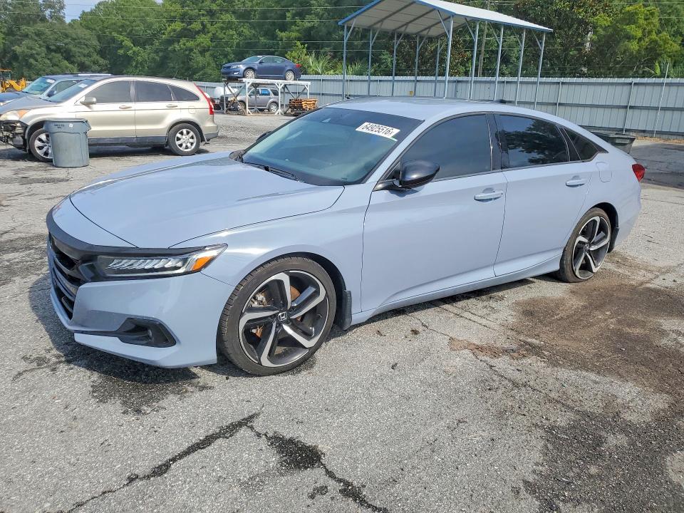 2022 Honda Accord მანქანა იყიდება აუქციონზე, vin: 1HGCV1F45NA063936, აუქციონის ნომერი: 64925516
