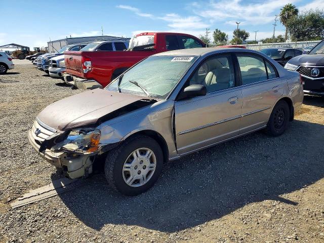 Продажа на аукционе авто 2002 Honda Civic, vin: 1HGES16502L003461, номер лота: 65538986