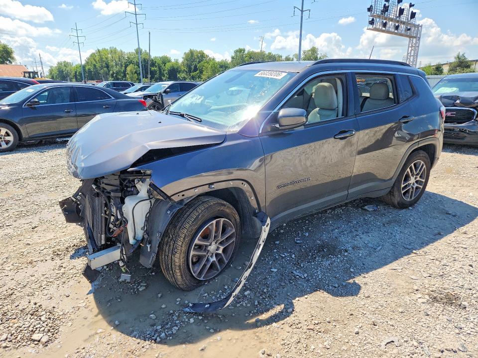 2018 Jeep Compass მანქანა იყიდება აუქციონზე, vin: 3C4NJDBB4JT142798, აუქციონის ნომერი: 66039206