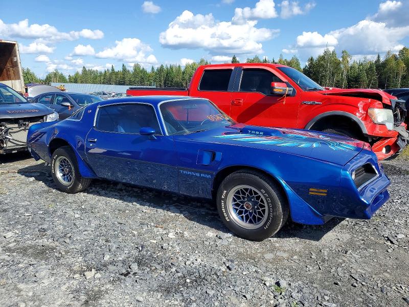 65267246 :رقم المزاد ، 2W87Z8N120623 vin ، 1978 Pontiac Trans Am مزاد بيع