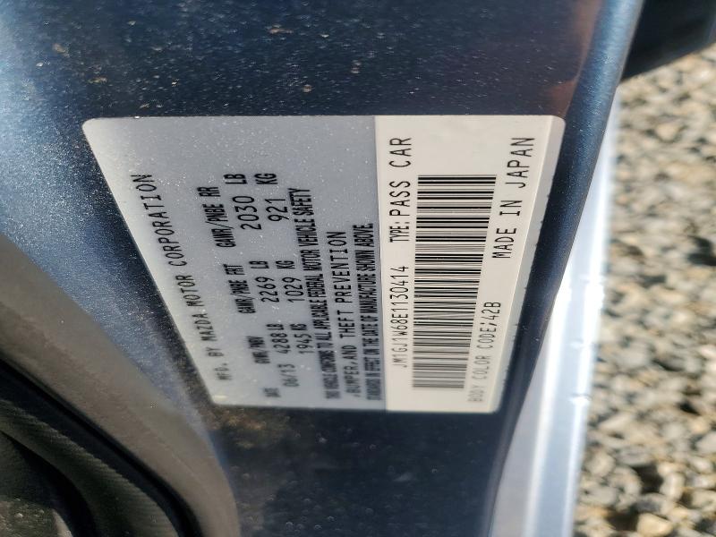 64014826 :رقم المزاد ، JM1GJ1W68E1130414 vin ، 2014 Mazda 6 مزاد بيع