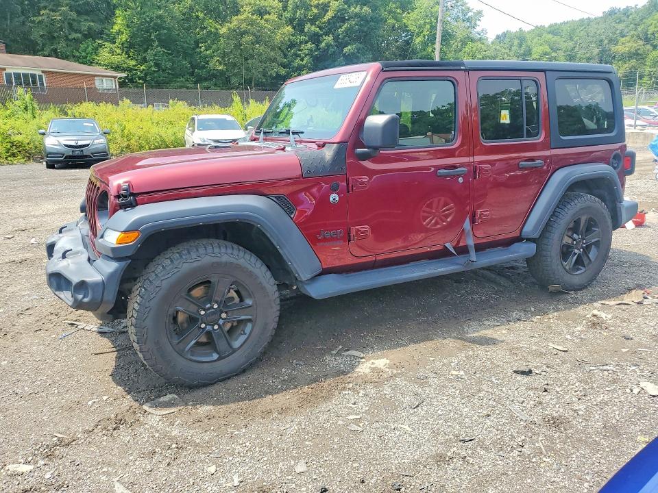 2022 Jeep Wrangler Unlimited მანქანა იყიდება აუქციონზე, vin: 1C4HJXDG0NW179841, აუქციონის ნომერი: 63864236