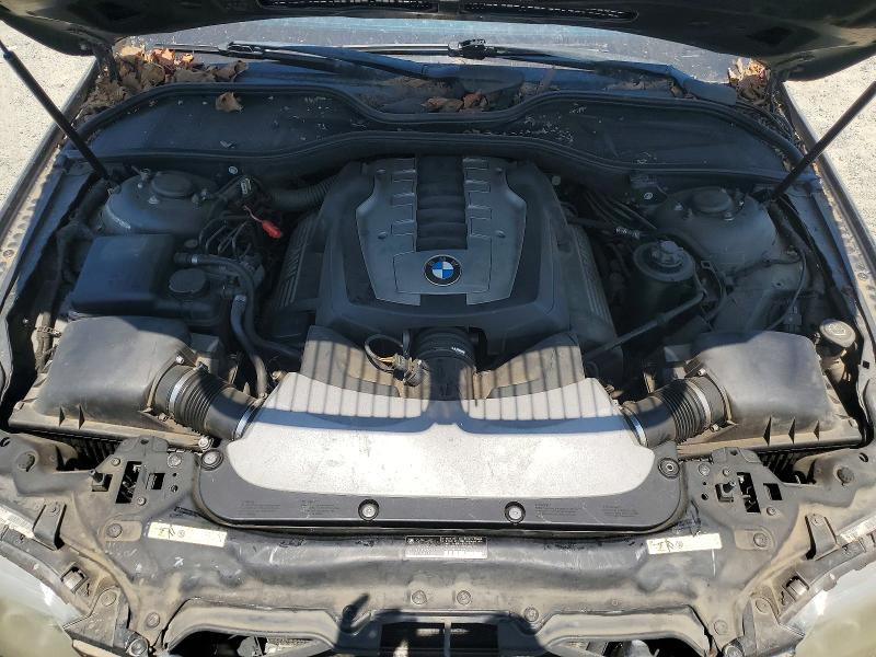 2007 Bmw 750 მანქანა იყიდება აუქციონზე, vin: WBAHL83547DT10653, აუქციონის ნომერი: 63920626