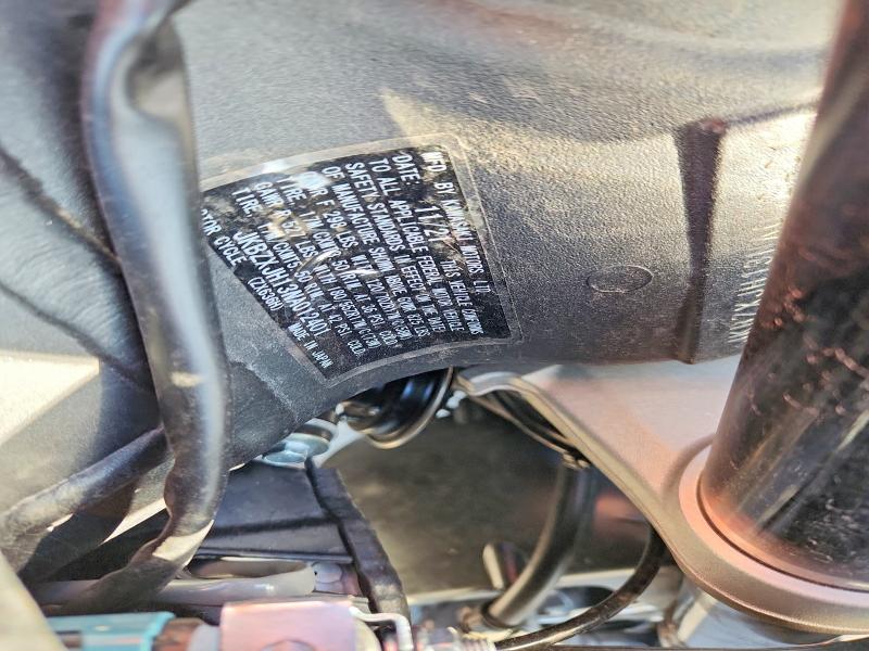 65547426 :رقم المزاد ، JKBZXJH13NA012401 vin ، 2022 Kawasaki Zx636 مزاد بيع