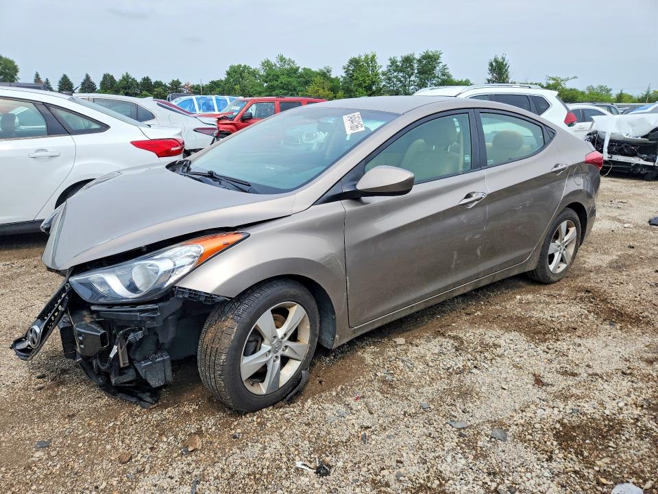 64644166 :رقم المزاد ، 5NPDH4AE3DH394226 vin ، 2013 Hyundai Elantra مزاد بيع