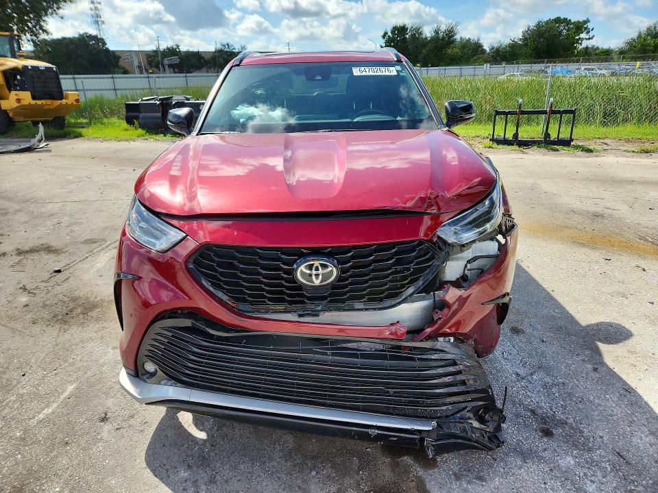 Продаж на аукціоні авто 2021 Toyota Highlander, vin: 5TDLZRAH4MS067635, номер лоту: 64702676
