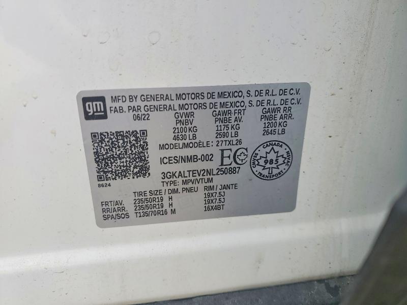 Продажа на аукционе авто 2022 Gmc Terrain, vin: 3GKALTEV2NL250887, номер лота: 63132206