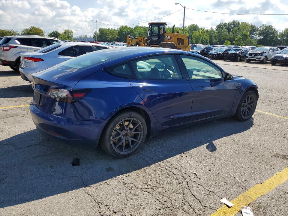 65580686 :رقم المزاد ، 5YJ3E1EAXNF191215 vin ، 2022 Tesla Model 3 مزاد بيع