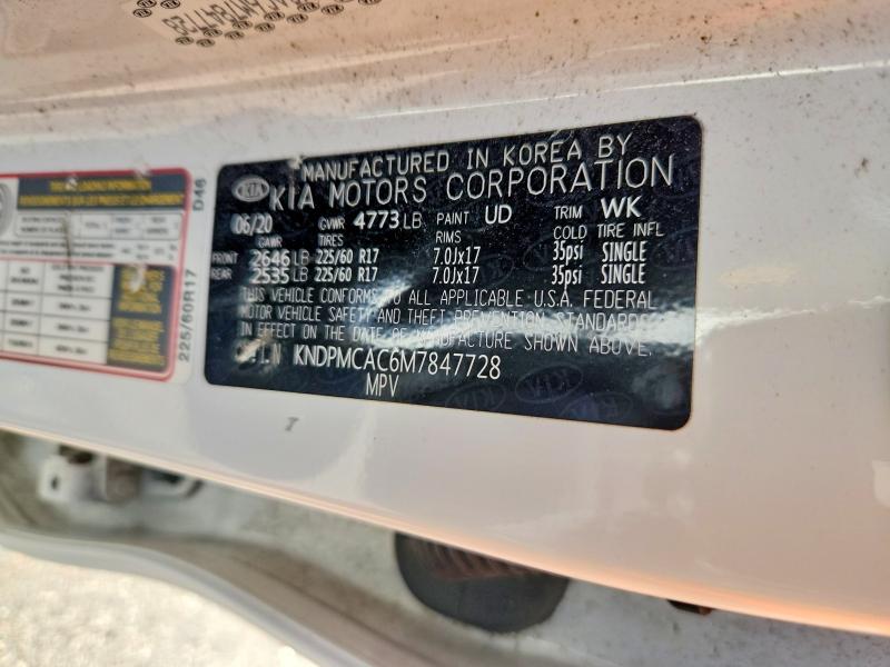 Aukcja sprzedaży 2021 Kia Sportage, vin: KNDPMCAC6M7847728, numer aukcji: 66780856
