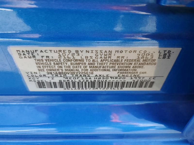 2024 Nissan Sentra მანქანა იყიდება აუქციონზე, vin: 3N1AB8DV3RY225618, აუქციონის ნომერი: 66455046