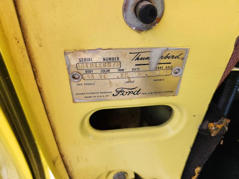 Продаж на аукціоні авто 1958 Ford Thunderbird, vin: H8YH128878, номер лоту: 64739806