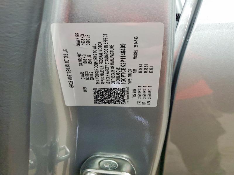 63416656 :رقم المزاد ، 1GCPTCEK2P1146499 vin ، 2023 Chevrolet Colorado مزاد بيع