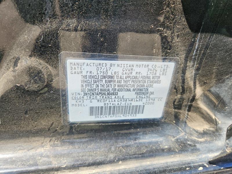 Продаж на аукціоні авто 2017 Nissan Versa, vin: 3N1CN7AP5HL904933, номер лоту: 66274346