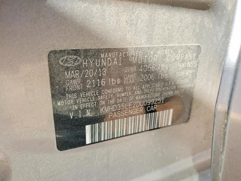 Продажа на аукционе авто 2013 Hyundai Elantra Gt, vin: KMHD35LE2DU099251, номер лота: 66542006