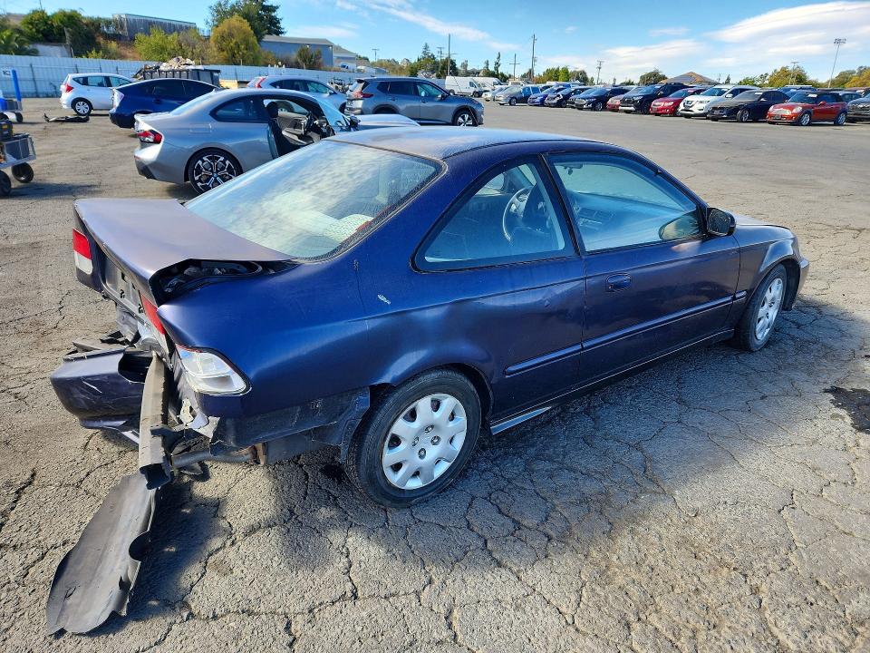 1999 Honda Civic მანქანა იყიდება აუქციონზე, vin: 1HGEJ6129XL057281, აუქციონის ნომერი: 65921346
