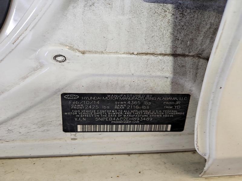 Продажа на аукционе авто 2014 Hyundai Sonata, vin: 5NPEB4AC2EH893489, номер лота: 66375576