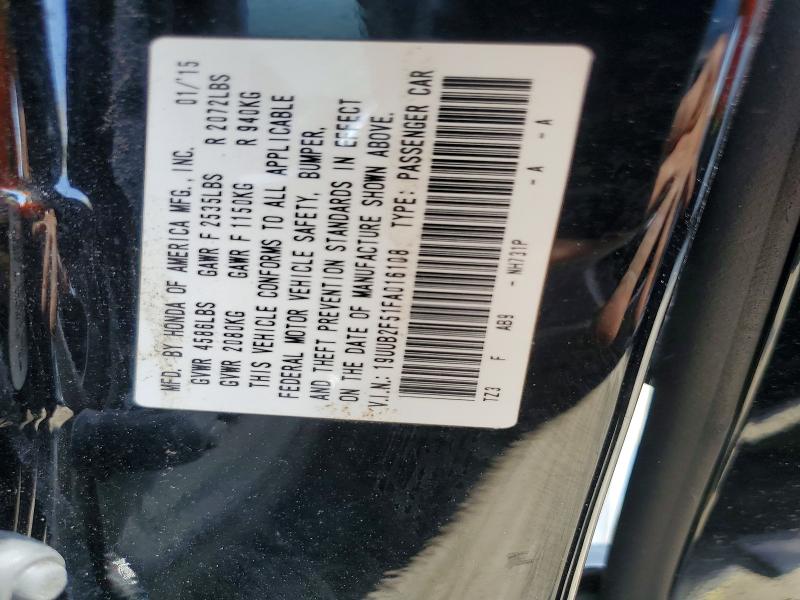 66601896 :رقم المزاد ، 19UUB2F51FA016108 vin ، 2015 Acura Tlx مزاد بيع
