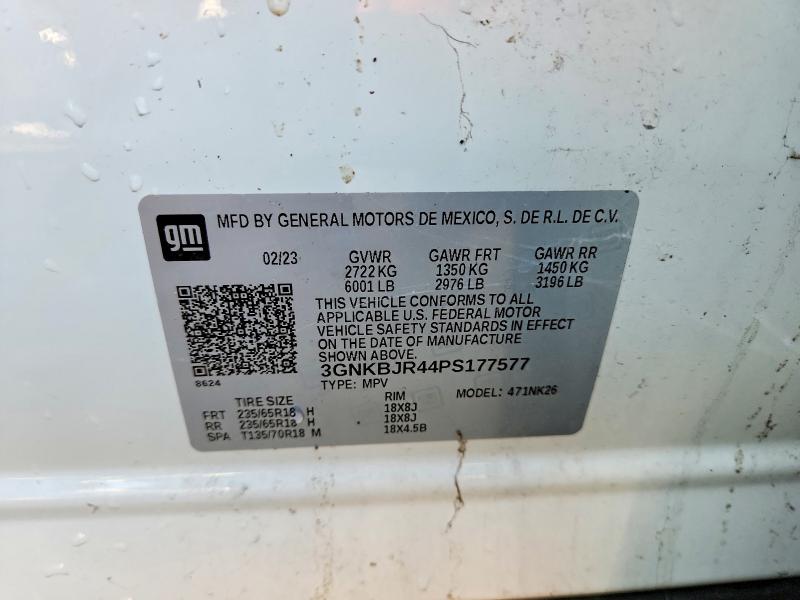 Продаж на аукціоні авто 2023 Chevrolet Blazer, vin: 3GNKBJR44PS177577, номер лоту: 63199876