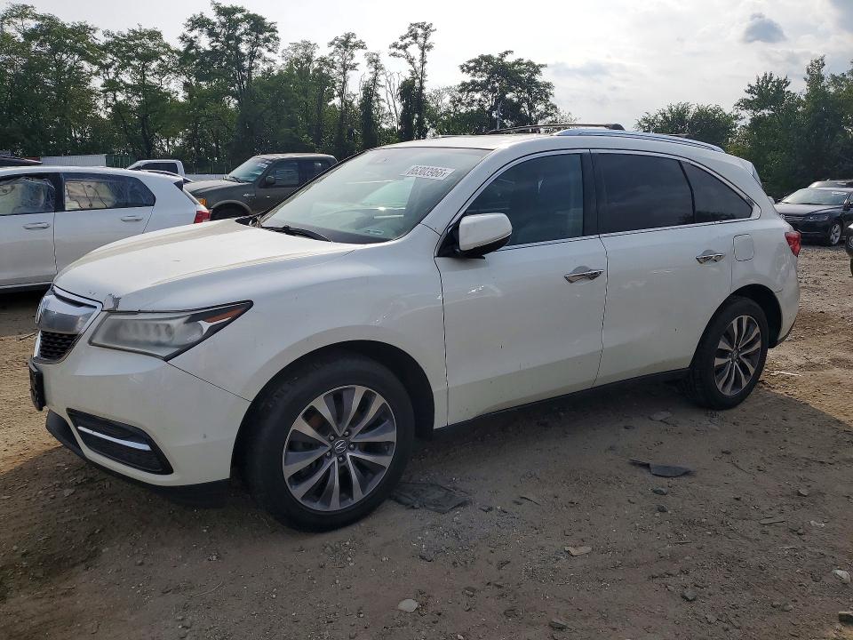 66303966 :رقم المزاد ، 5FRYD4H4XGB002404 vin ، 2016 Acura Mdx مزاد بيع