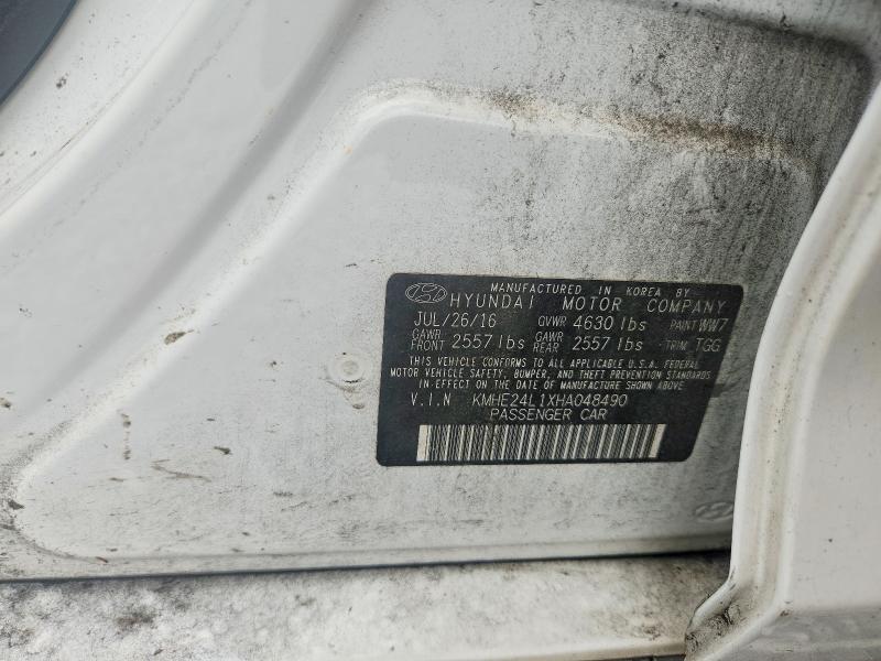 Продажа на аукционе авто 2017 Hyundai Sonata Hybrid, vin: KMHE24L1XHA048490, номер лота: 66902936