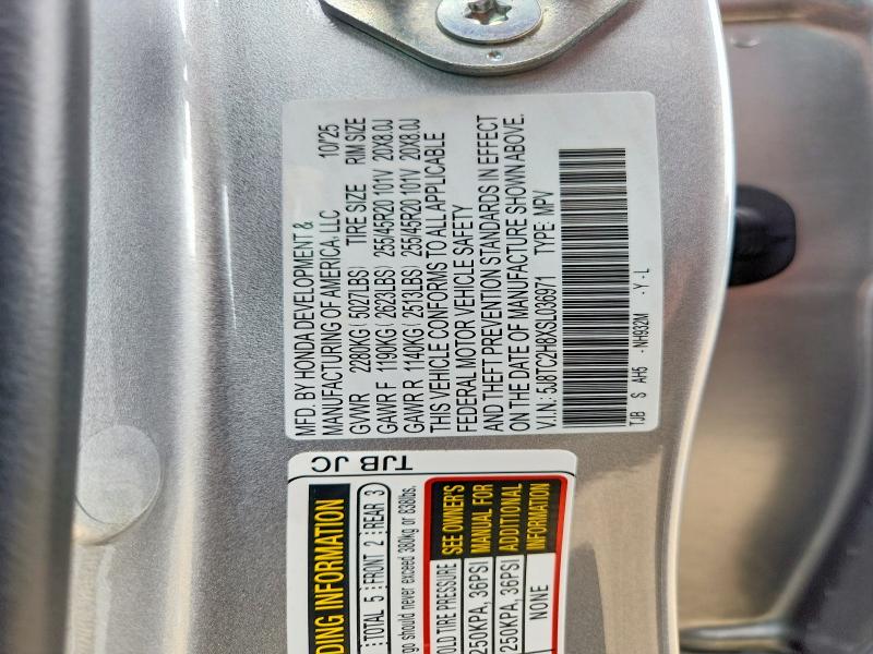 Продаж на аукціоні авто 2025 Acura Rdx, vin: 5J8TC2H8XSL036971, номер лоту: 64024356