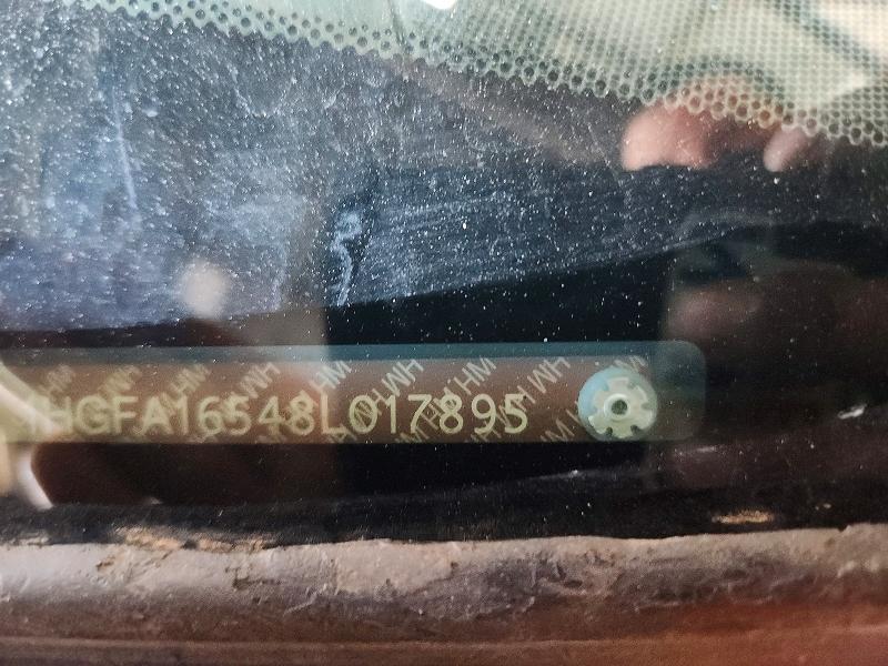 2008 Honda Civic მანქანა იყიდება აუქციონზე, vin: 1HGFA16548L017895, აუქციონის ნომერი: 66069146