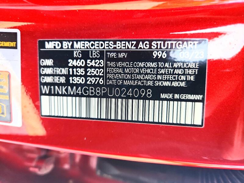 Aukcja sprzedaży 2023 Mercedes-benz Glc, vin: W1NKM4GB8PU024098, numer aukcji: 66027166