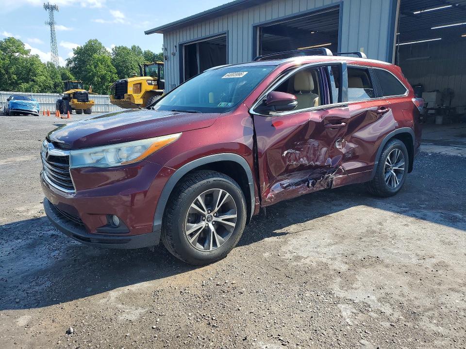 Продажа на аукционе авто 2016 Toyota Highlander, vin: 5TDJKRFH2GS285632, номер лота: 64003996