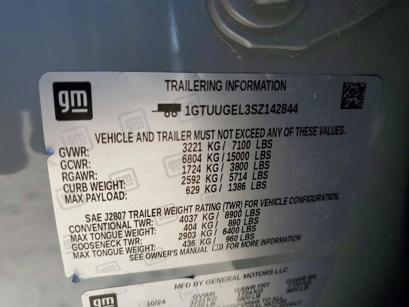 Продажа на аукционе авто 2025 Gmc Sierra, vin: 1GTUUGEL3SZ142844, номер лота: 67259136