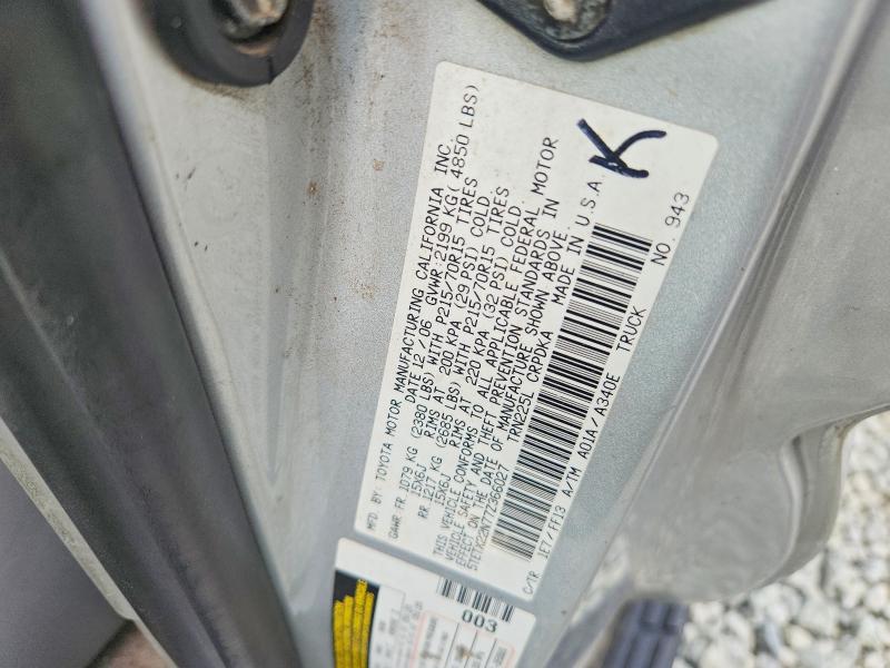 2007 Toyota Tacoma მანქანა იყიდება აუქციონზე, vin: 5TETX22N77Z366027, აუქციონის ნომერი: 65338496