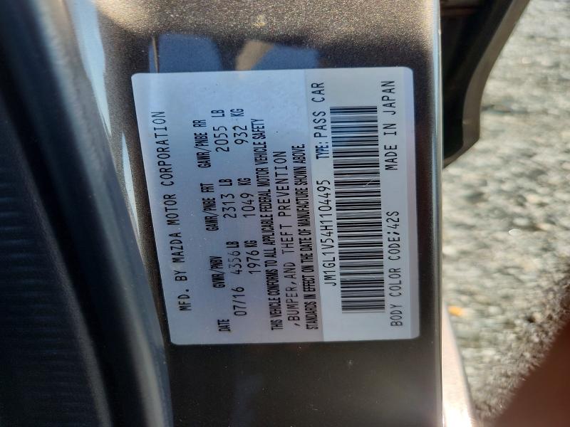 Продаж на аукціоні авто 2017 Mazda 6, vin: JM1GL1V54H1104495, номер лоту: 63811816