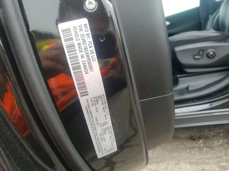 64452786 :رقم المزاد ، 2C4RC1BGXMR560957 vin ، 2021 Chrysler Pacifica مزاد بيع