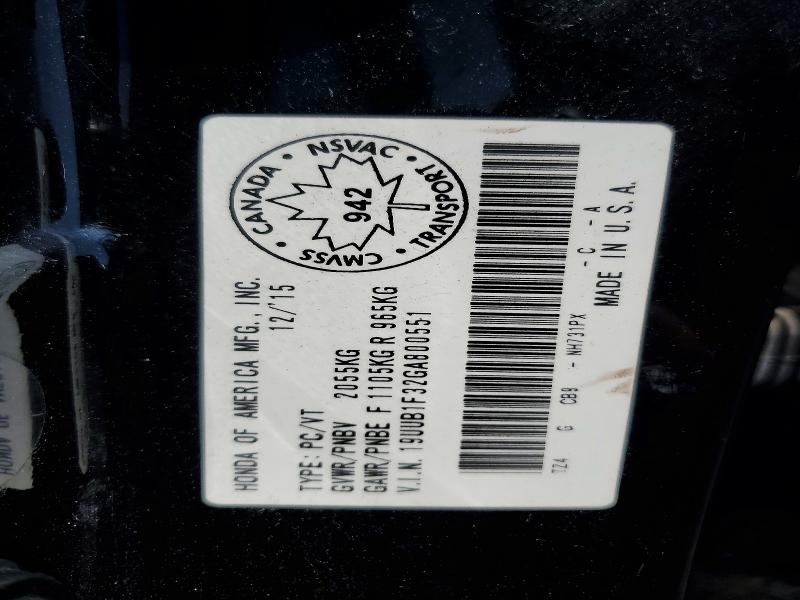 Aukcja sprzedaży 2016 Acura Tlx, vin: 19UUB1F32GA800551, numer aukcji: 64760606
