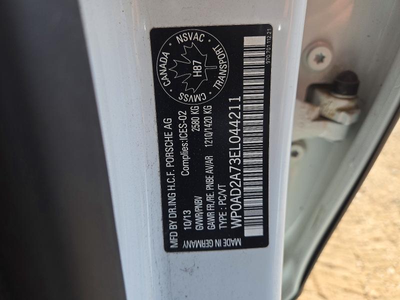 Продажа на аукционе авто 2014 Porsche Panamera, vin: WP0AD2A73EL044211, номер лота: 58652516