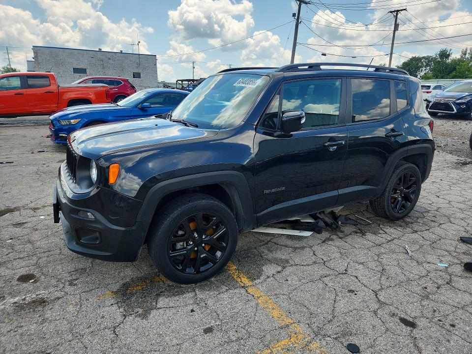 2016 Jeep Renegade მანქანა იყიდება აუქციონზე, vin: ZACCJBBT7GPD59640, აუქციონის ნომერი: 63403856