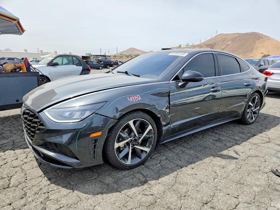 Auction sale of the 2022 Hyundai Sonata, vin: KMHL44J2XNA235348, lot number: 64161516