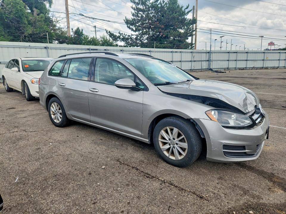 2015 Volkswagen Golf Sportwagen მანქანა იყიდება აუქციონზე, vin: 3VWA17AU5FM509631, აუქციონის ნომერი: 64379286