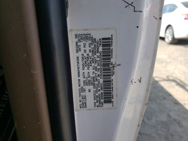 Aukcja sprzedaży 2002 Toyota Tundra, vin: 5TBJN32102S225945, numer aukcji: 64638716