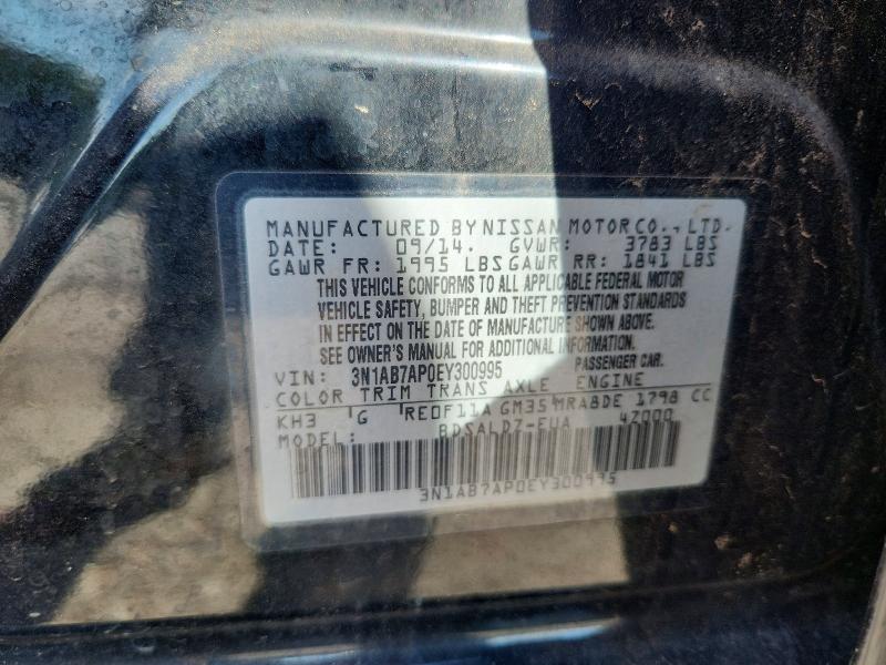 Продаж на аукціоні авто 2014 Nissan Sentra, vin: 3N1AB7AP0EY300995, номер лоту: 66983476