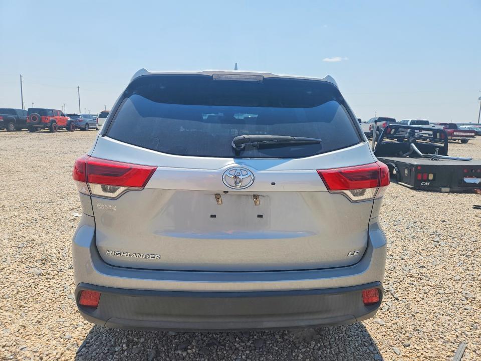 Aukcja sprzedaży 2018 Toyota Highlander, vin: 5TDZZRFH9JS261446, numer aukcji: 63580016